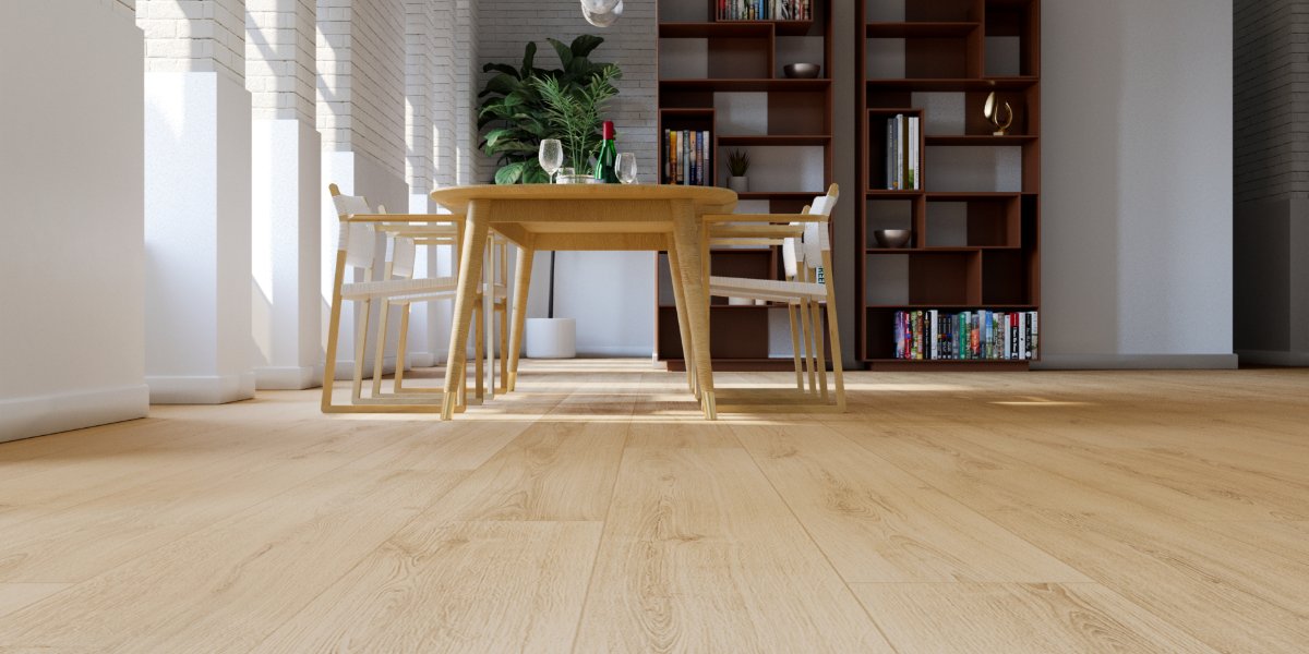 Karastan Hard Surface Flooring in a modern dining room