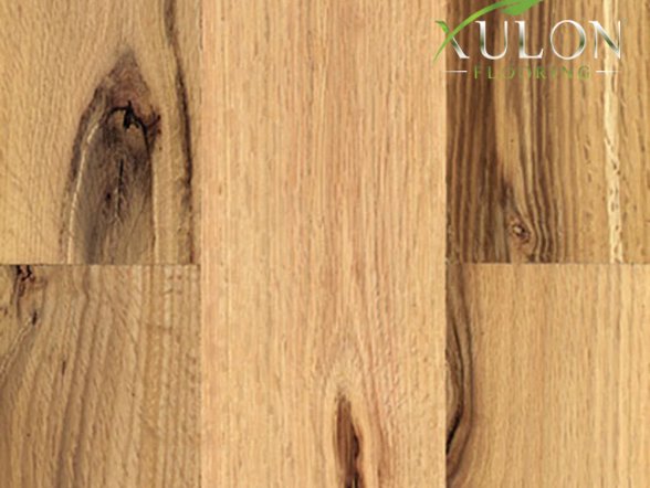 Unfinished Red Oak - #2 Common 4" Wide - 3/4" thick - Plank Solid Hardwood